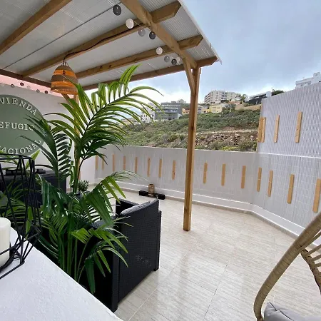 Daire Refugio Vacacional. Wifi, Terrace, Sea & Nature. Granadilla De Abona